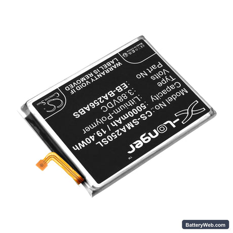 Samsung Galaxy A25 Replacement Battery, 3.88V, 5000mAh, Li-Polymer 2