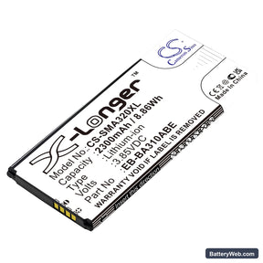 Samsung Galaxy A3 2016 Replacement Battery, 3.85V, 2300mAh, Li-ion 1