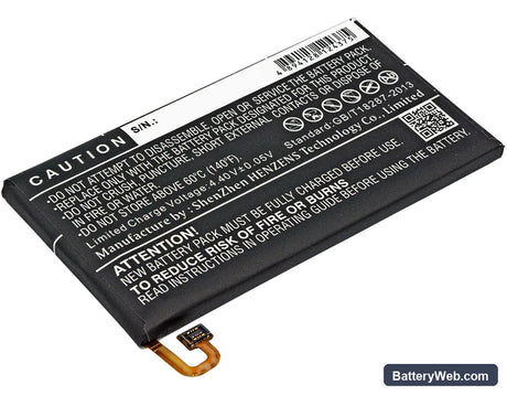Samsung Galaxy A3 2017 Replacement Battery, 3.85V, 2350mAh, Li-Polymer 3