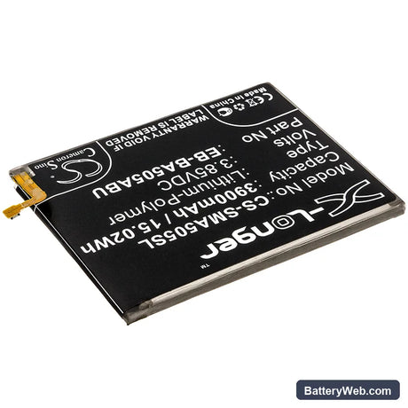Samsung Galaxy A50 Replacement Battery, 3.85V, 3900mAh, Li-Polymer 2