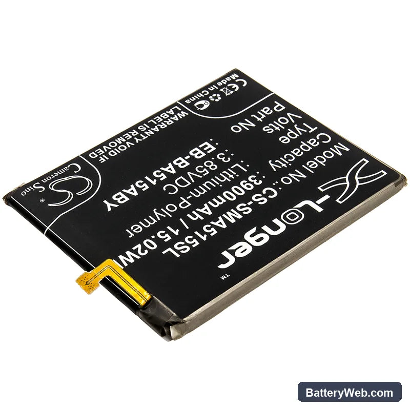 Samsung Galaxy A51 2019 Replacement Battery, 3.85V, 3900mAh, Li-Polymer 2