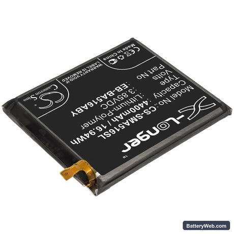 Samsung Galaxy A51 5G Replacement Battery, 3.85V, 4400mAh, Li-Polymer 2
