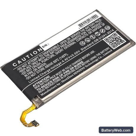 Samsung Galaxy A8 2018 Replacement Battery, 3.85V, 3000mAh, Li-Polymer 3