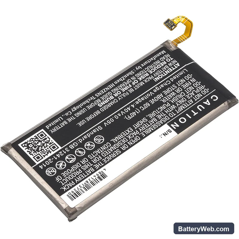 Samsung Galaxy A8 2018 Replacement Battery, 3.85V, 3000mAh, Li-Polymer 4