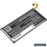 Samsung Galaxy A8 2018 Replacement Battery, 3.85V, 3000mAh, Li-Polymer 4