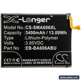 Samsung Galaxy A60 Replacement Battery, 3.85V, 3400mAh, Li-Polymer 3