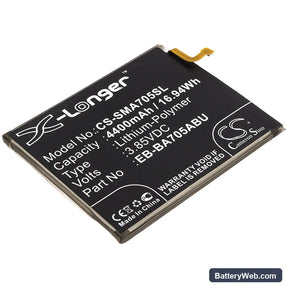 Samsung Galaxy A70 Replacement Battery, 3.85V, 4400mAh, Li-Polymer 1