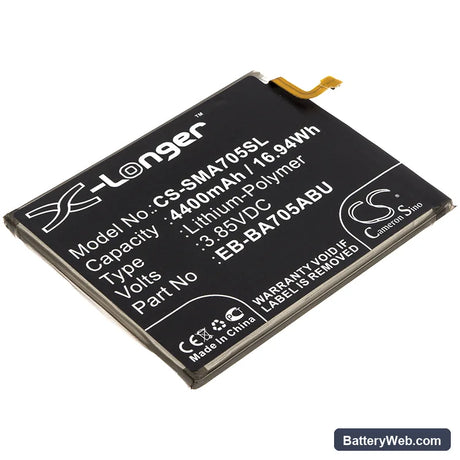 Samsung Galaxy A70 Replacement Battery, 3.85V, 4400mAh, Li-Polymer 1