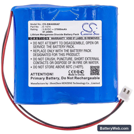 Siemens MAG 8000 FlowMeter Replacement Battery, 3.6V, 27000mAh, Li-MnO2 3