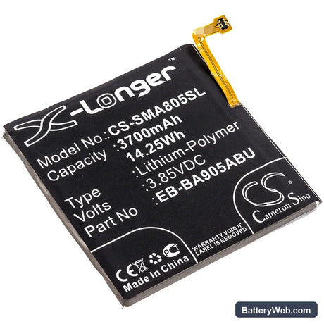 Samsung Galaxy A80 Replacement Battery, 3.85V, 3700mAh, Li-Polymer 1