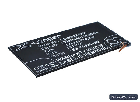Samsung SM-A8000 Replacement Battery, 3.8V, 3050mAh, Li-Polymer 2