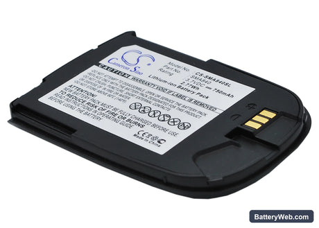 Samsung SPH-A820 Replacement Battery, 3.7V, 750mAh, Li-ion 1