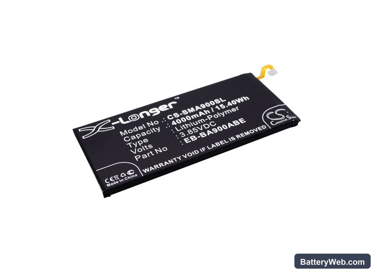 Samsung Galaxy A9 Replacement Battery, 3.85V, 4000mAh, Li-Polymer 1