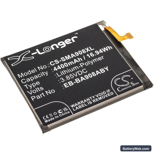 Samsung Galaxy A90 5G Replacement Battery, 3.85V, 4400mAh, Li-Polymer 1