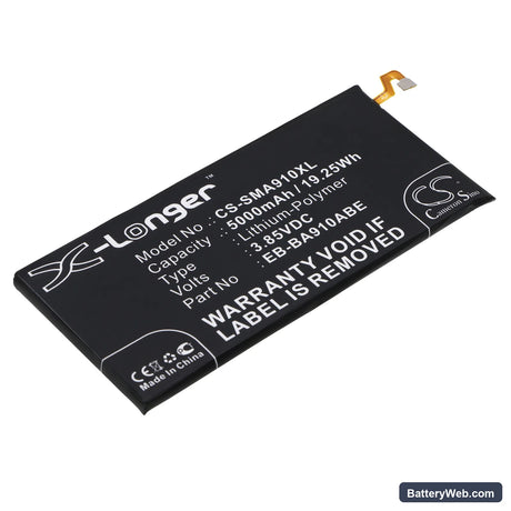 Samsung Galaxy A9 Pro 2016 Replacement Battery, 3.85V, 5000mAh, Li-Polymer 1