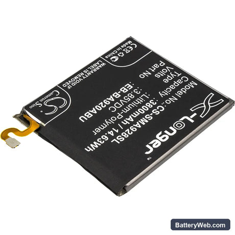 Samsung Galaxy A9 2018 Replacement Battery, 3.85V, 3800mAh, Li-Polymer 2