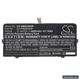 Samsung Galaxy Book2 Pro 13 Replacement Battery, 15.44V, 4000mAh, Li-Polymer 3