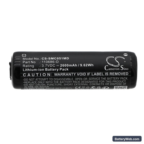 Somno Medics SomnoScreen type SSC051 Replacement Battery, 3.7V, 2600mAh, Li-ion 3