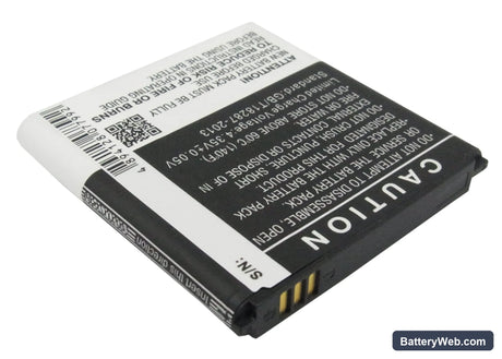 Samsung Galaxy K Replacement Battery, 3.8V, 2300mAh, Li-ion 3