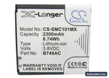 Samsung Galaxy K Replacement Battery, 3.8V, 2300mAh, Li-ion 5
