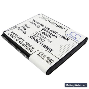 Samsung Galaxy S5 Zoom Replacement Battery, 3.8V, 2000mAh, Li-ion 1