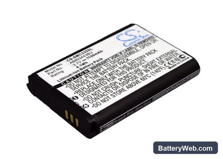 Samsung GT-C3350 Replacement Battery, 3.7V, 1100mAh, Li-ion 4