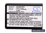 Samsung GT-C3350 Replacement Battery, 3.7V, 1100mAh, Li-ion 5