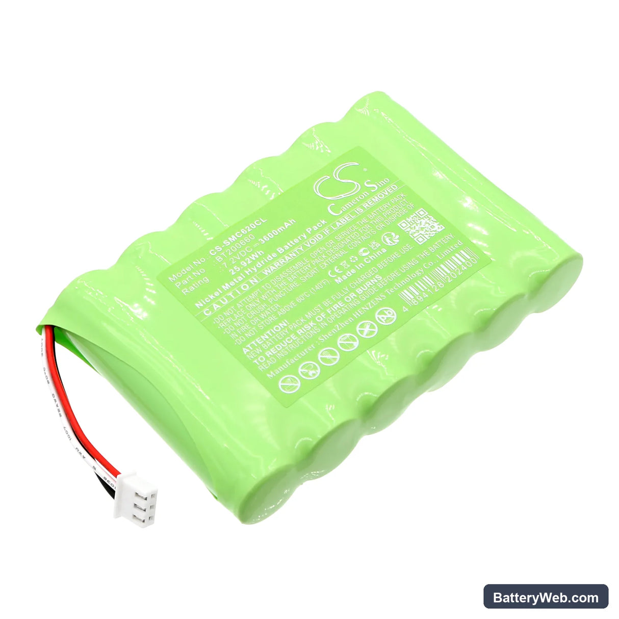 Snom C620 Sip Wireless Conference Replacement Battery, 7.2V, 3600mAh, Ni-MH 1