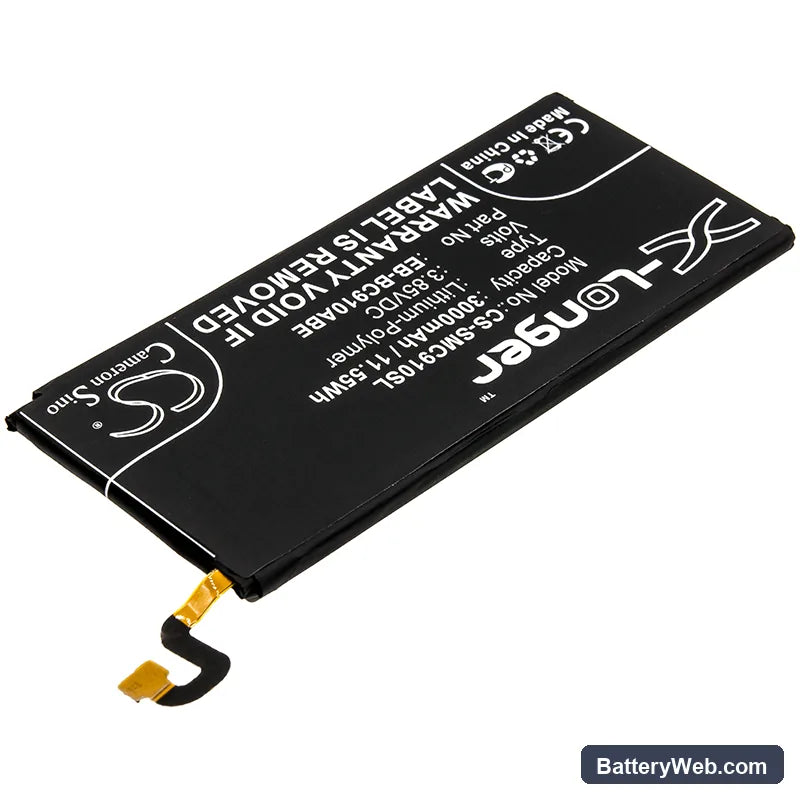Samsung Galaxy C910 Replacement Battery, 3.85V, 3000mAh, Li-Polymer 2