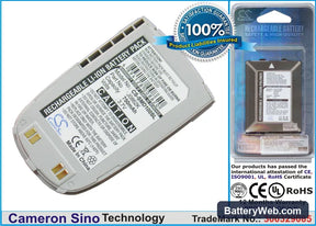 Samsung SGH-D100 Replacement Battery, 3.7V, 750mAh, Li-ion 1