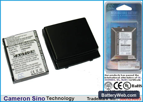 Samsung SGH-D830 Replacement Battery, 3.7V, 1500mAh, Li-ion 1