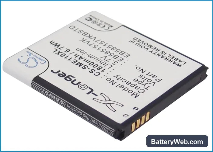 Samsung SHV-E120S Replacement Battery, 3.7V, 1800mAh, Li-ion 2