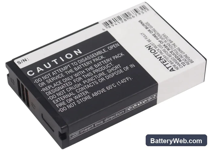 Samsung GT-E2370 Replacement Battery, 3.7V, 2000mAh, Li-ion 4