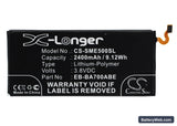 Samsung Galaxy E5 Replacement Battery, 3.8V, 2400mAh, Li-Polymer 1