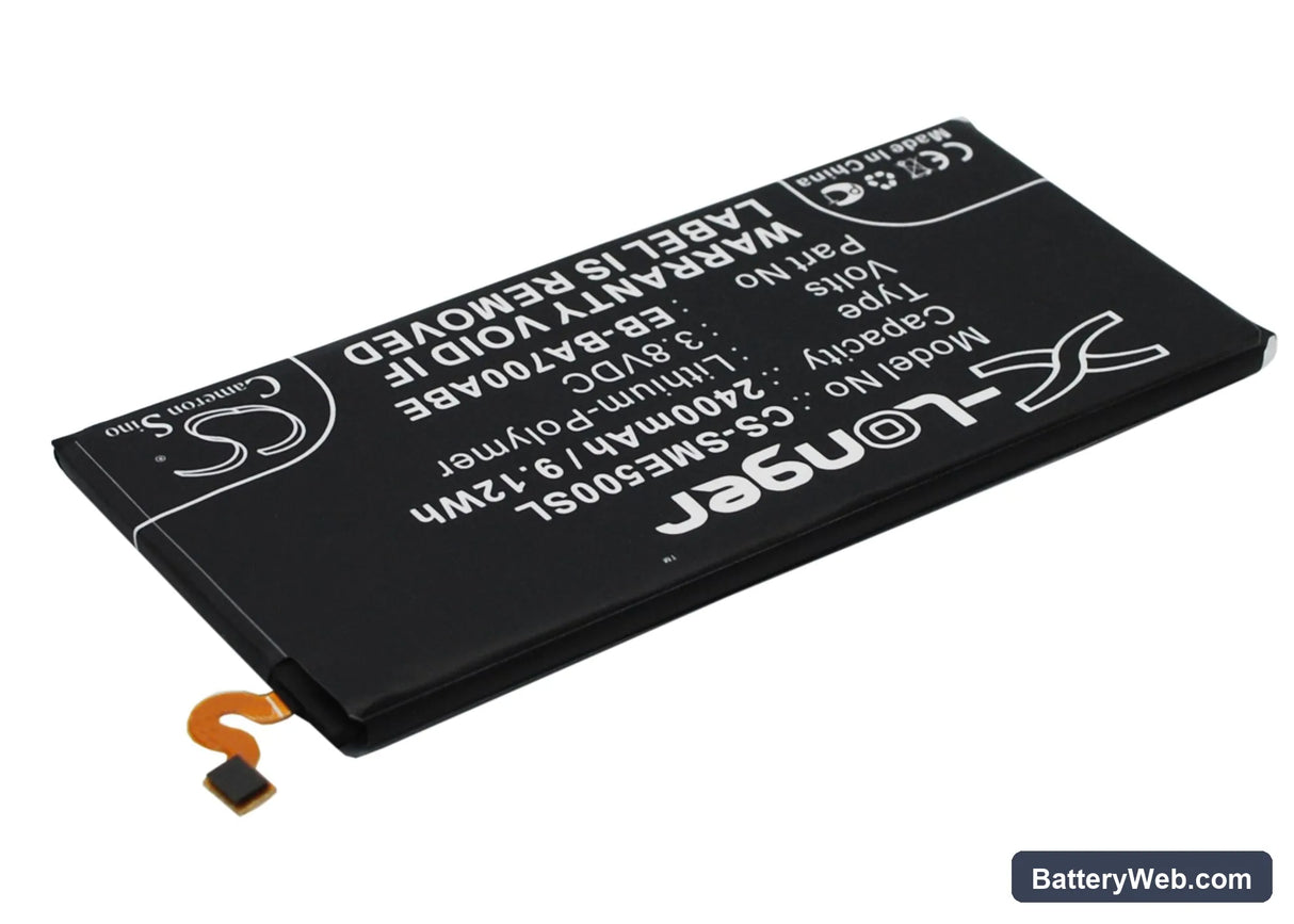 Samsung Galaxy E5 Replacement Battery, 3.8V, 2400mAh, Li-Polymer 3