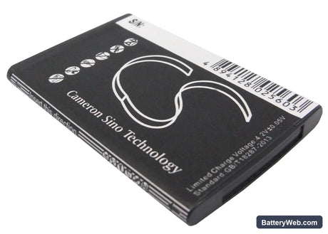 Samsung SGH-F400 Replacement Battery, 3.7V, 650mAh, Li-ion 3