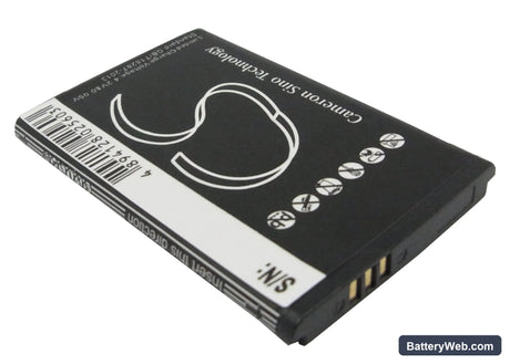 Samsung SGH-F400 Replacement Battery, 3.7V, 650mAh, Li-ion 4