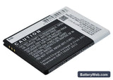 Samsung SM-G110 Replacement Battery, 3.7V, 1250mAh, Li-ion 4