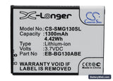 Samsung SM-G130 Replacement Battery, 3.7V, 1300mAh, Li-ion 1