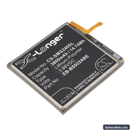 Samsung Galaxy S24 Replacement Battery, 3.88V, 3800mAh, Li-Polymer 1