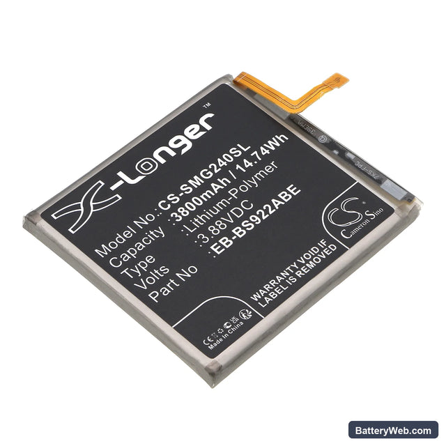 Samsung Galaxy S24 Replacement Battery, 3.88V, 3800mAh, Li-Polymer 1