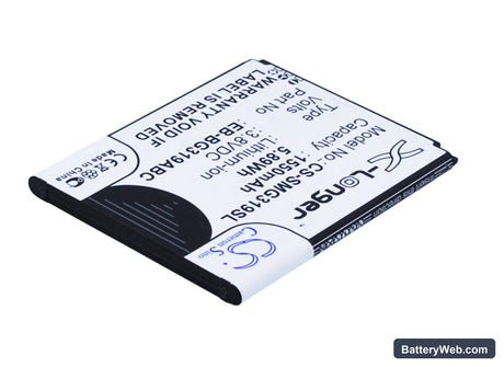 Samsung SM-G3139D Replacement Battery, 3.8V, 1550mAh, Li-ion 2