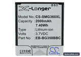 Samsung SM-G3588 Replacement Battery, 3.7V, 2000mAh, Li-ion 5
