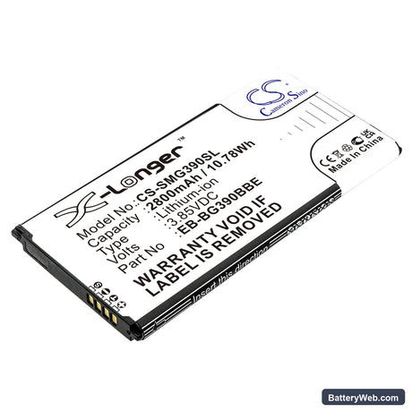 Samsung Galaxy Xcover 4 Replacement Battery, 3.85V, 2800mAh, Li-ion 1