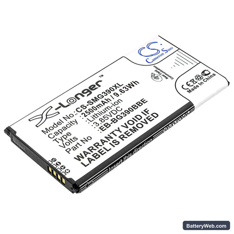 Samsung Galaxy Xcover 4 Replacement Battery, 3.85V, 2500mAh, Li-ion 1