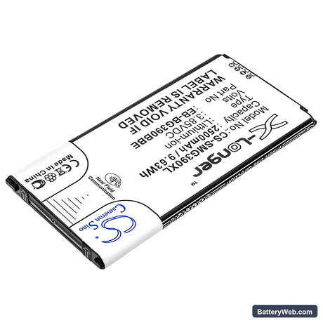 Samsung Galaxy Xcover 4 Replacement Battery, 3.85V, 2500mAh, Li-ion 2