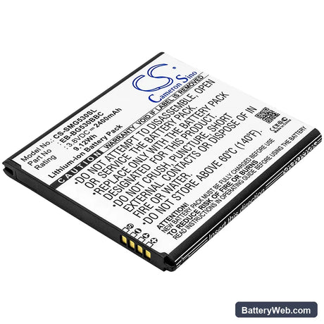 Samsung Replacement Battery, 3.8V, 2400mAh, Li-ion 1