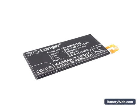 Samsung Galaxy On5 2016 Duos Replacement Battery, 3.85V, 2600mAh, Li-Polymer 1