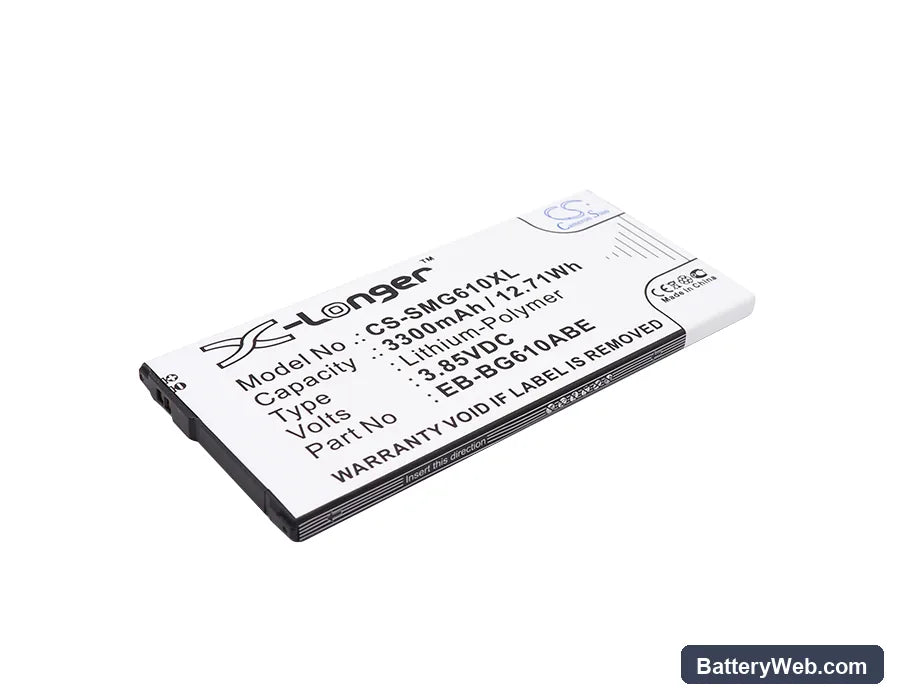 Samsung SM-G6100 Replacement Battery, 3.85V, 3300mAh, Li-Polymer 1