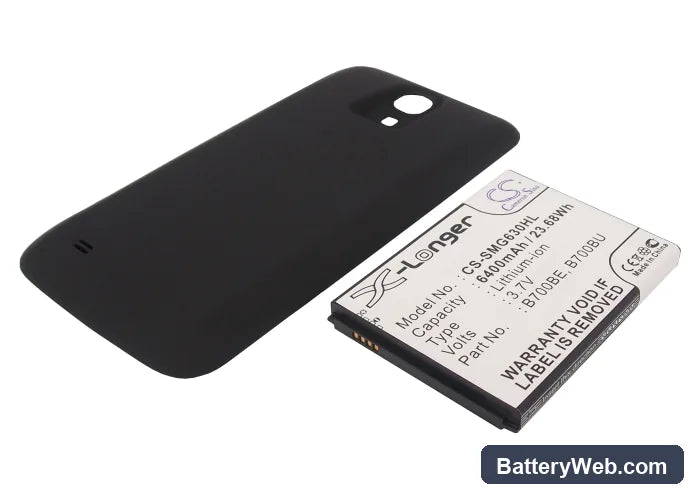 Samsung GT-I9200 Replacement Battery, 3.7V, 6400mAh, Li-ion 1
